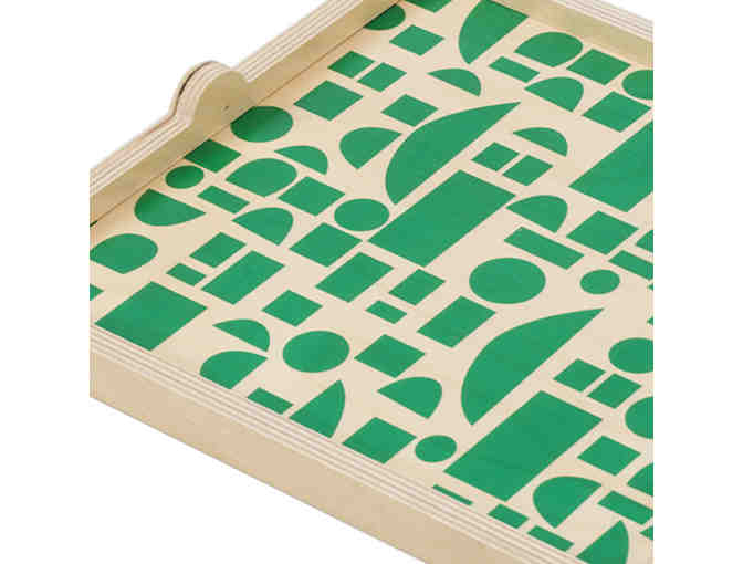 Square Greenblocks tray