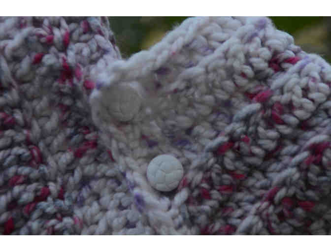 Pink Button cowl
