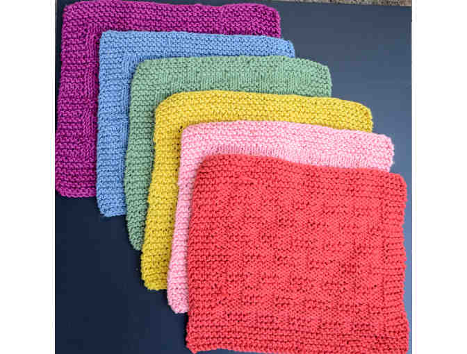 Cotton dish cloth-dusky blue