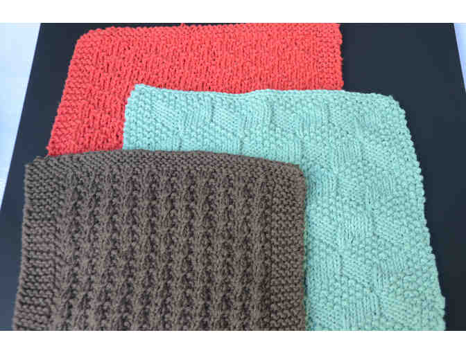 Cotton dish cloth-brown