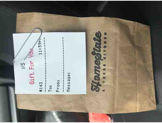 Home State Restaurant $50 gift card