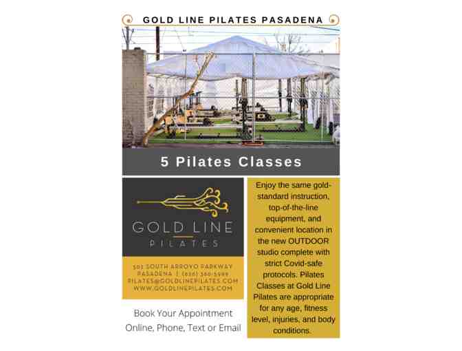 Goldline Pilates - 5 In-Person Equipment-Based Pilates Classes