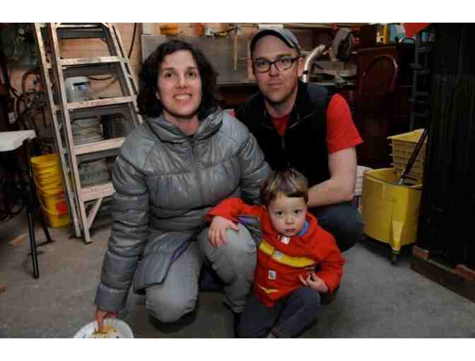 Carved Stoneware Bud Vase, Handmade by Waverly Parent, Bianca Pulitzer