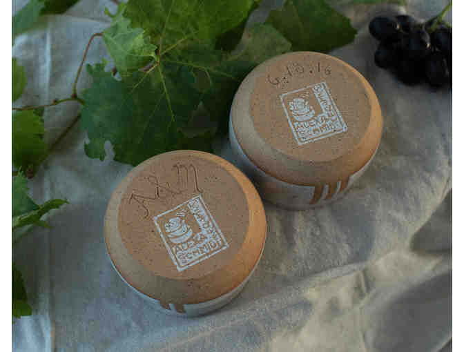 Pair of Custom Wine Tumblers from Alexa Schmidt Ceramics