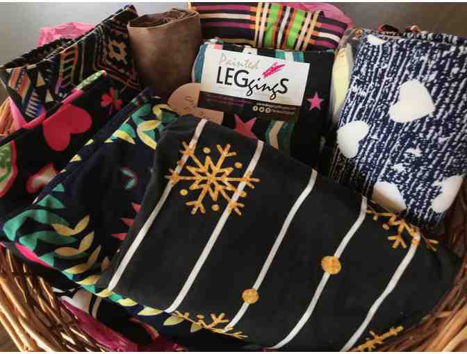 Painted Leggings Gift Basket