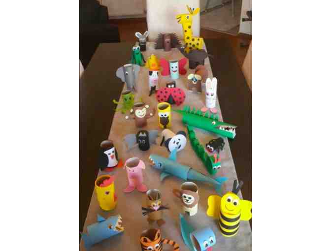 Ms. Russell Makes Zany Cardboard Tube Creatures!