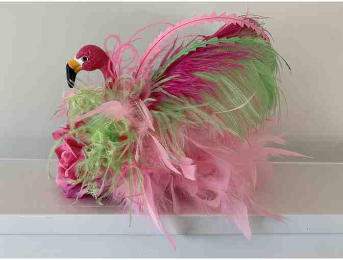 Flamingo Flair Mini Top Hat