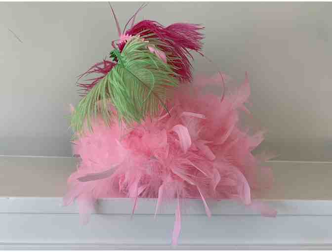 Flamingo Flair Mini Top Hat