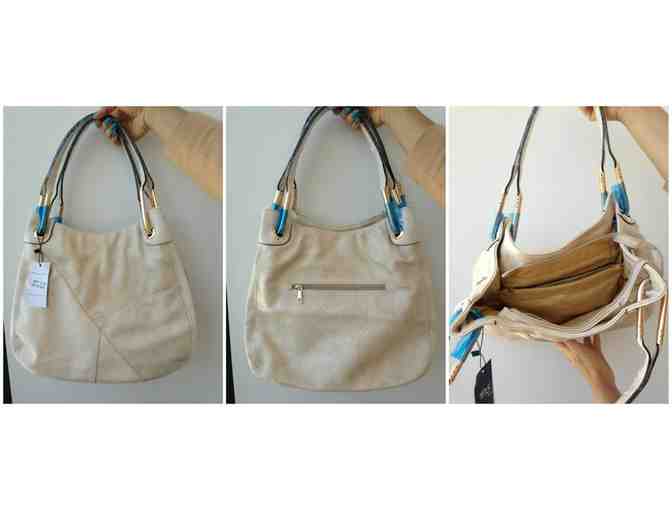 Beige Delle Shoulder Bag - MKF Collection