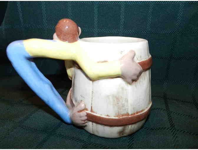 Cartoonish-Character Handle on Child's Mug