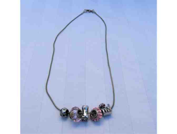 Dog Themed Silver Necklace