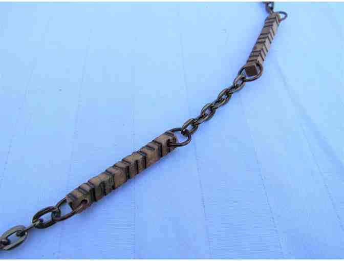 Wood and Cooper Color Necklace