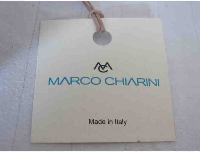 Red Damask-Embossed Tassel-Detail Leather Hobo