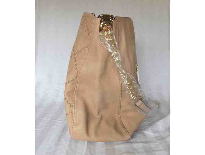 Apricot Quilted Hobo from the MKF Collection by Mia K. Farrow