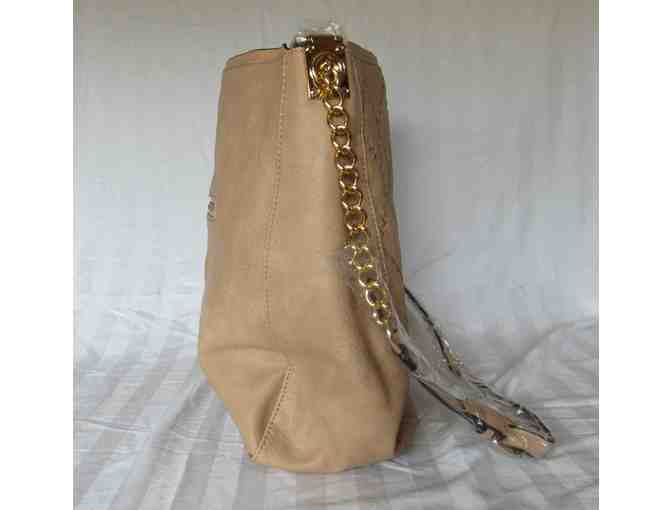 Apricot Quilted Hobo from the MKF Collection by Mia K. Farrow