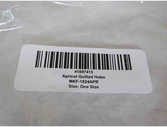 Apricot Quilted Hobo from the MKF Collection by Mia K. Farrow