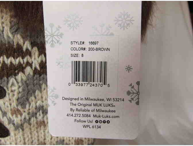 Brown Gwen Boot Women, Size 8 by Muk Luks