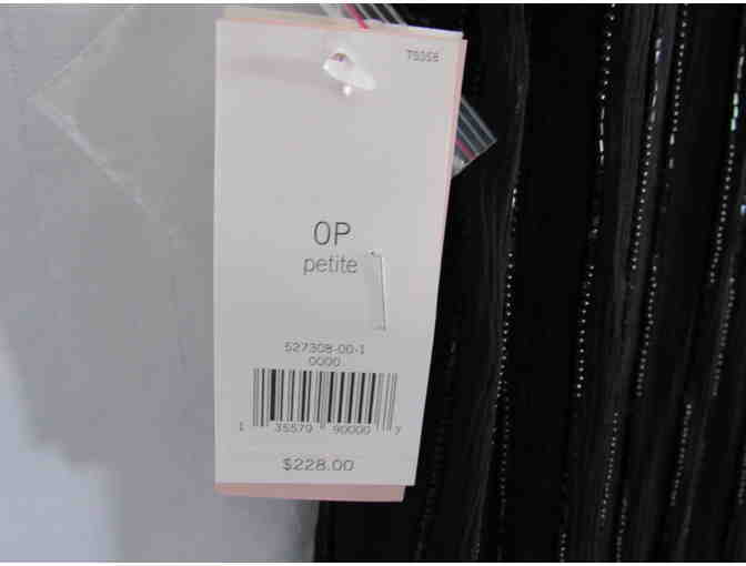 Banana Republic 3 Piece Black Beaded Dress  - Petite Small