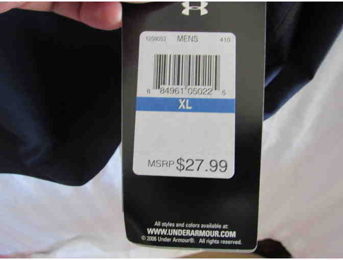 Under Armour HeatGear Tech Fitted Short Sleeve T-Shirt  - XL Navy