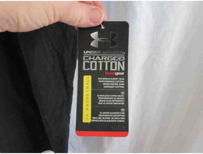 Under Armour Men's Charged Cotton Heatgear Tank Top - Black Large