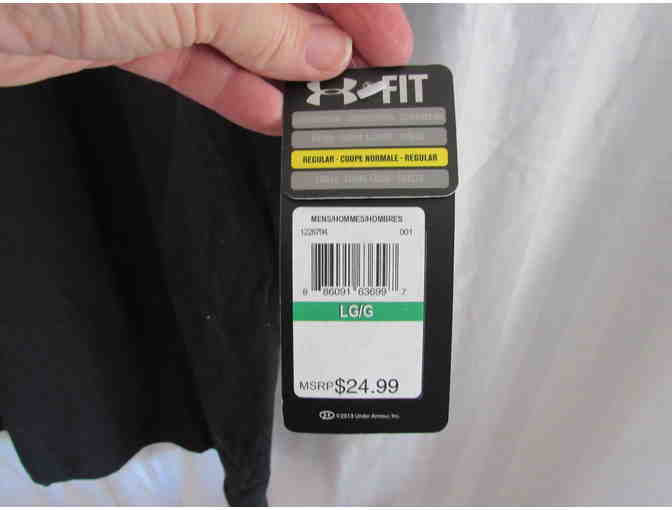 Under Armour Men's Charged Cotton Heatgear Tank Top - Black Large