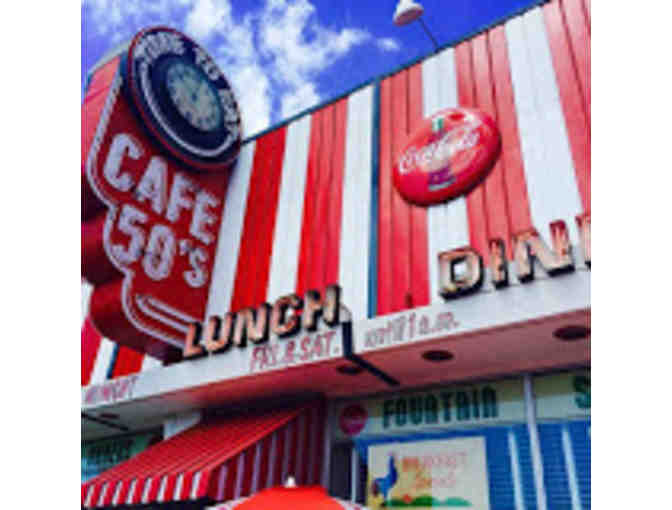 Cafe 50's - $30 Gift Certificate