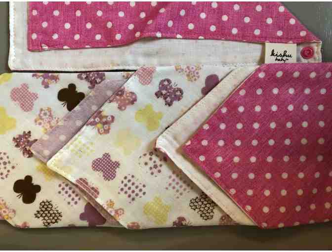 Kishu Baby - FIVE Reversible Bandana Bibs