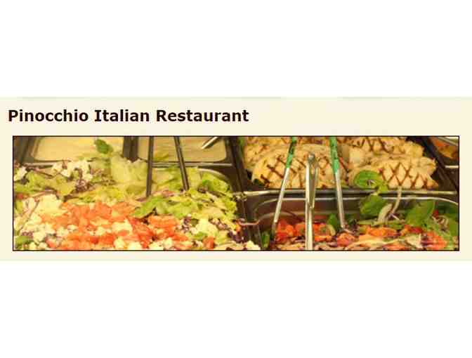 Monte Carlo's Pinocchio Restaurant Lunch or Dinner for Two
