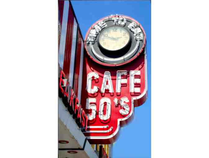 Cafe 50's - $30 Gift Certificate