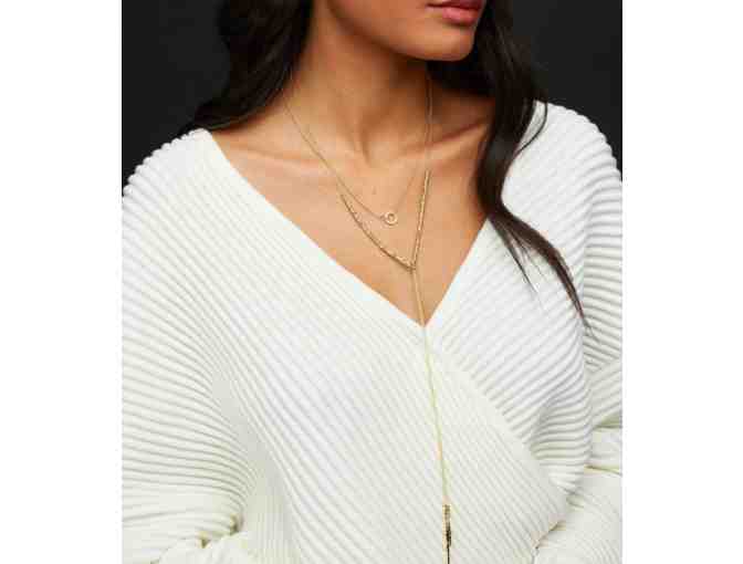 Gorjana Laguna Adjustable Necklace (18k gold plated)