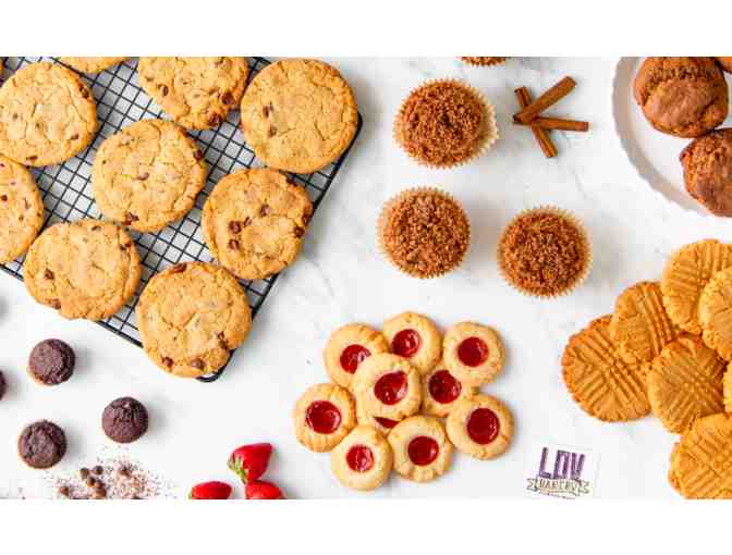 Lov Bakery - One Dozen Organic Vegan Cookies or Baked Goods