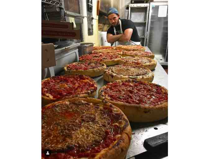 Masa of Echo Park One Large 2 Topping Chicago Deep Dish Pizza