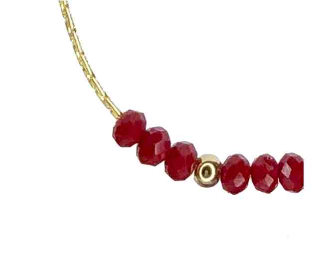 Salty Cali - Sprinkle of Passion ~ Red Necklace - 18k Gold