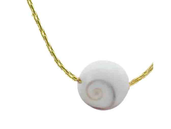 Salty Cali - Tiny Shiva ~ Salty Shells Necklace - 18k Gold