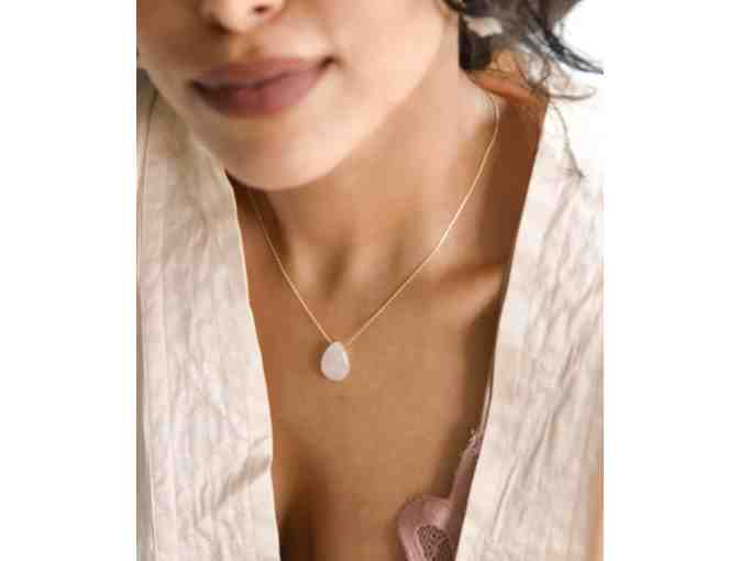 Salty Cali - Love Stone ~ Rose Quartz Necklace - 18k Gold
