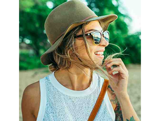 Sunski Moraga Sunglasses - Stripe Tortoise Brown - Forest Polarized