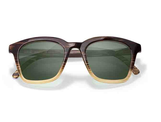 Sunski Moraga Sunglasses - Stripe Tortoise Brown - Forest Polarized