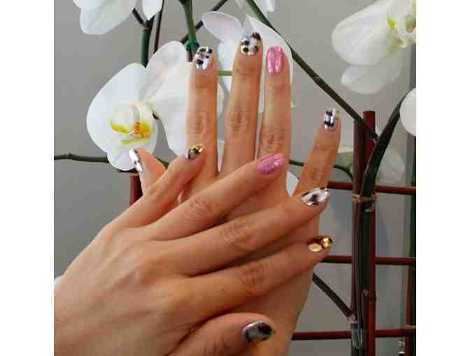 Voila Nail Salon: 1 Manicure + Pedicure