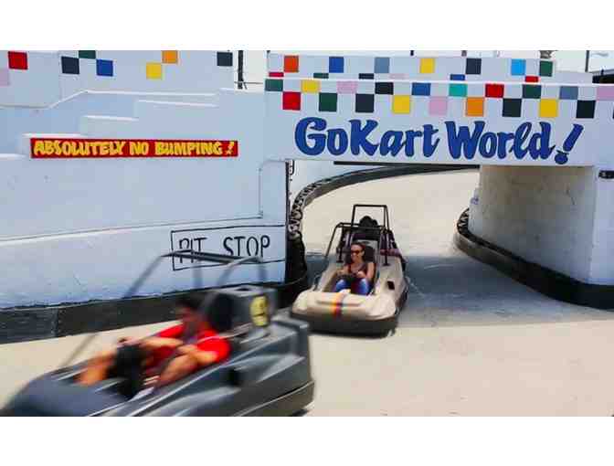 Go Kart World - 4 Free Ride Tickets