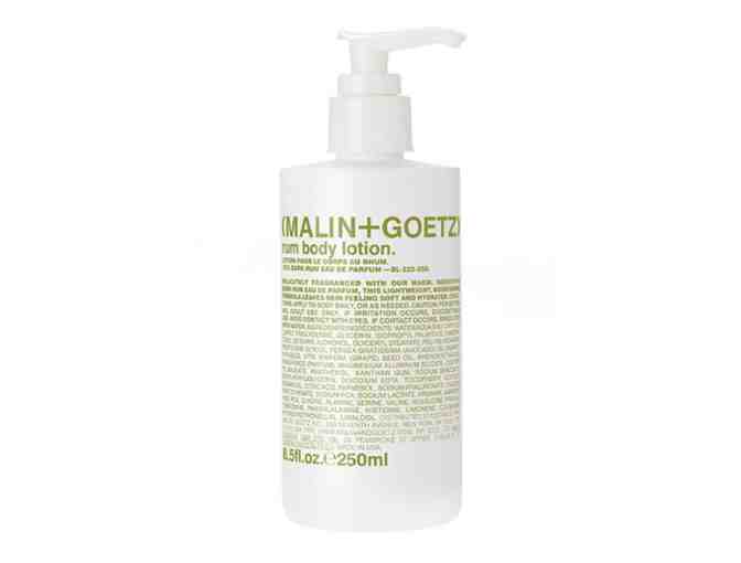 Malin + Goetz - Dark Rum Hand + Body Wash; Body Lotion; Bar Soap; & Perfume Oil