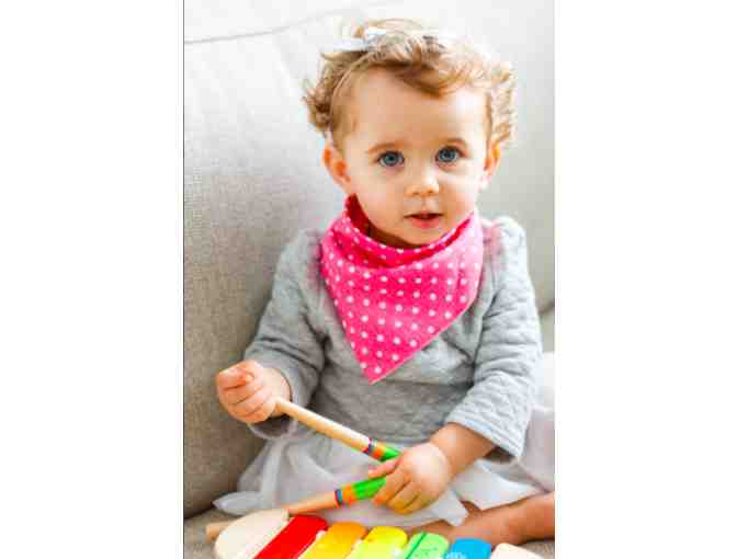 Kishu Baby - FIVE Reversible Bandana Bibs