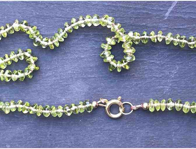 Rigby And Finn - Peridot Necklace