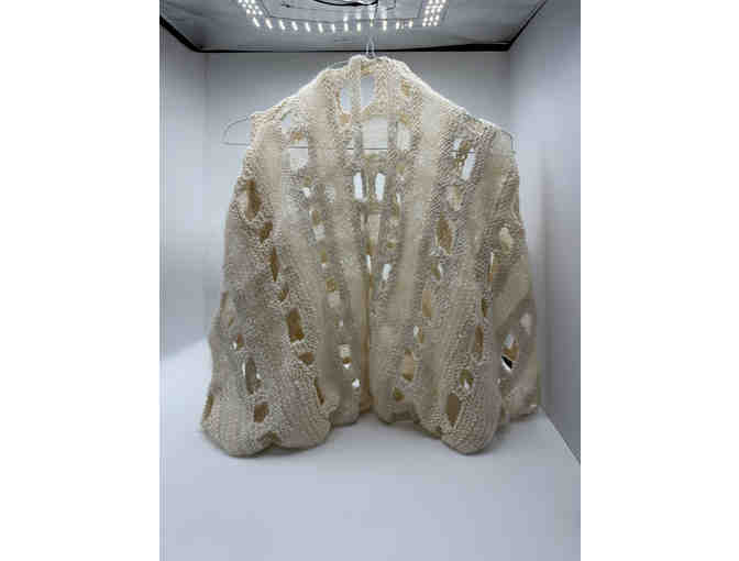 Hand-knitted alpaca and silk mohair shrug - Photo 2