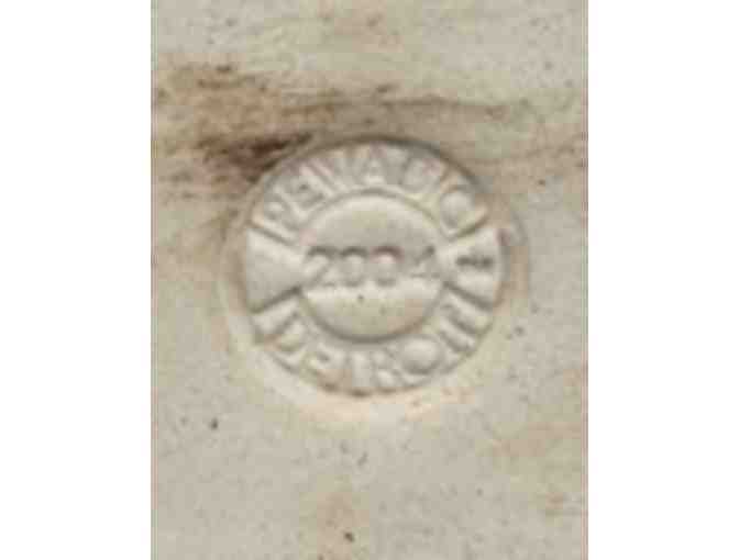 Pewabic Pottery Tile with Bird Image Stamped 2004