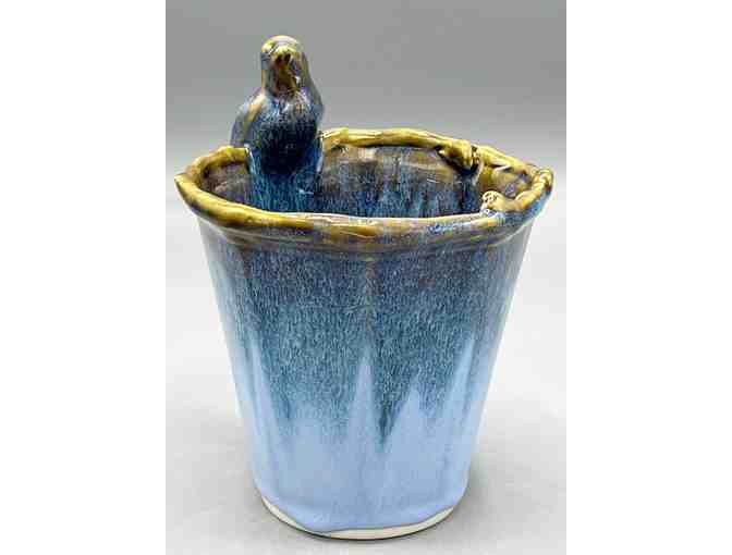 Blue Ombre Perch Pot from Perch Pottery