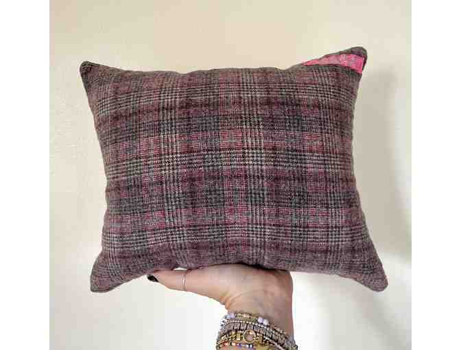 Vintage Seagull Applique Pillow by Neon Betty