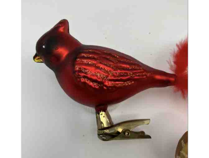 Holiday Bird ornaments - Set 9