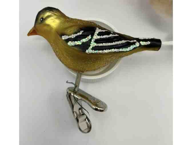 Holiday Bird ornaments - Set 9