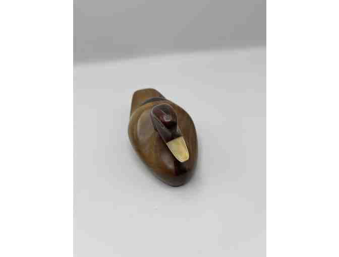 Carved wooden duck from Argentina
