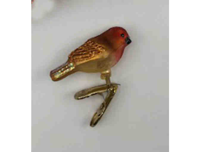 Holiday bird ornaments - Set 1
